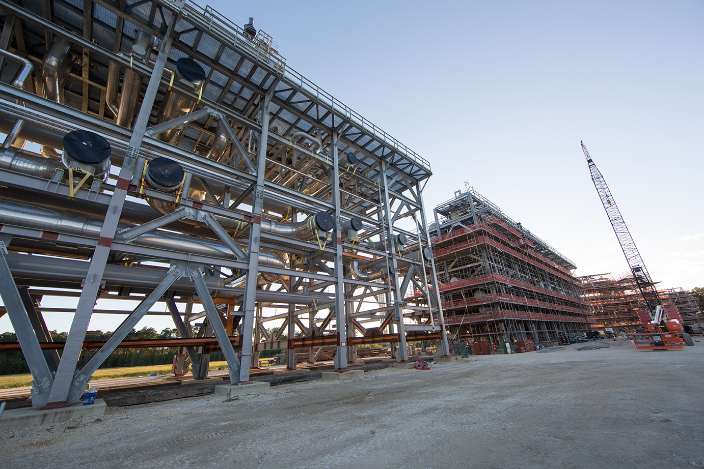 Fabrication yards and module construction
