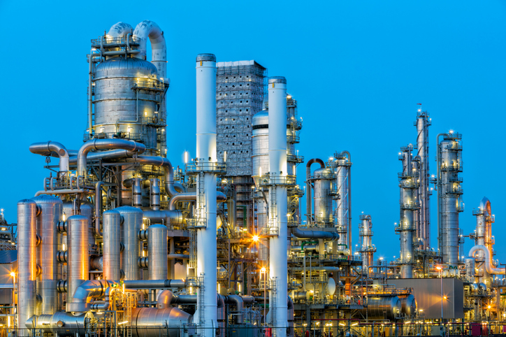 Refineries and petrochemical plants
